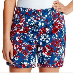 Womens Bandolino Modern Fit Amy Floral Shorts